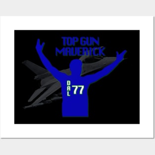 The Mavericks' Top Gun Luka Doncic Posters and Art